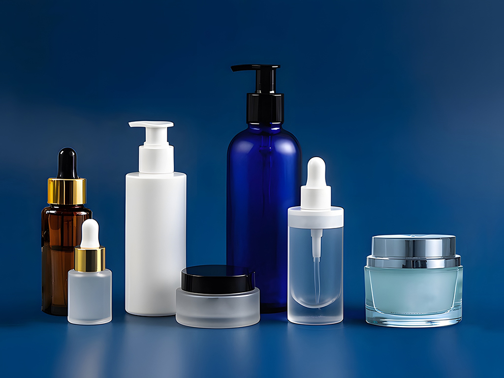 glass cosmetic containers banner