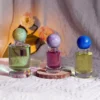 crystal glass perfume bottles