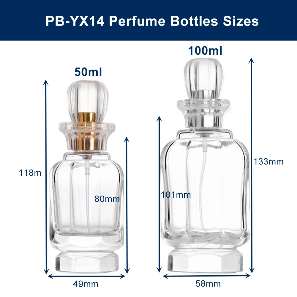 frascos de perfume de cristal