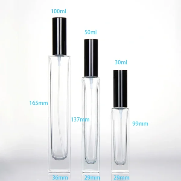 blank perfume bottles