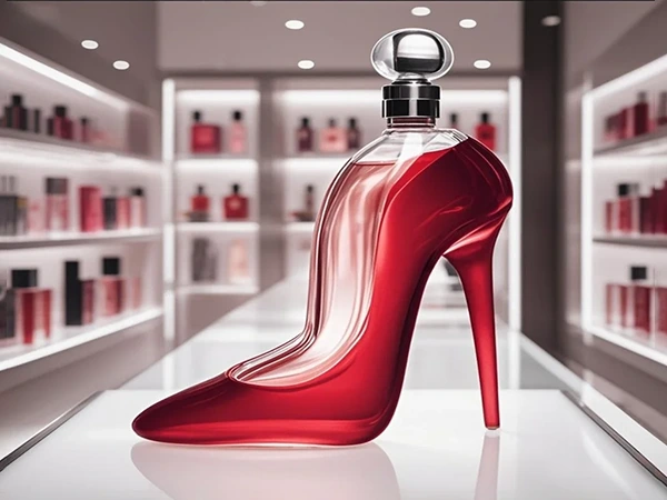 De Stiletto-verklaring: Ontwerp van een parfumfles met hoge hak