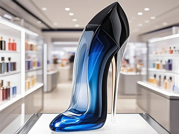 De Stiletto-verklaring: Ontwerp van een parfumfles met hoge hak