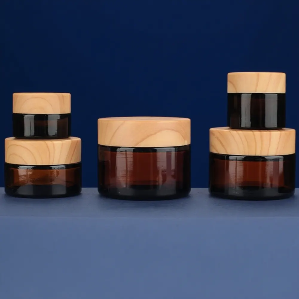 cosmetic jars with lids