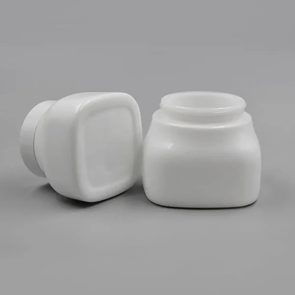 clear cosmetic jars