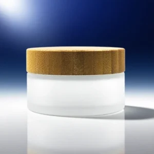 frosted cosmetic jars