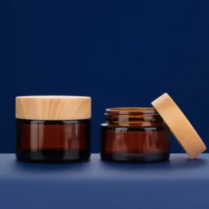 glass cosmetic jars