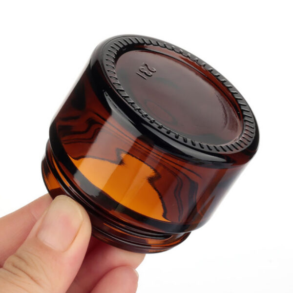 glass cosmetic jars