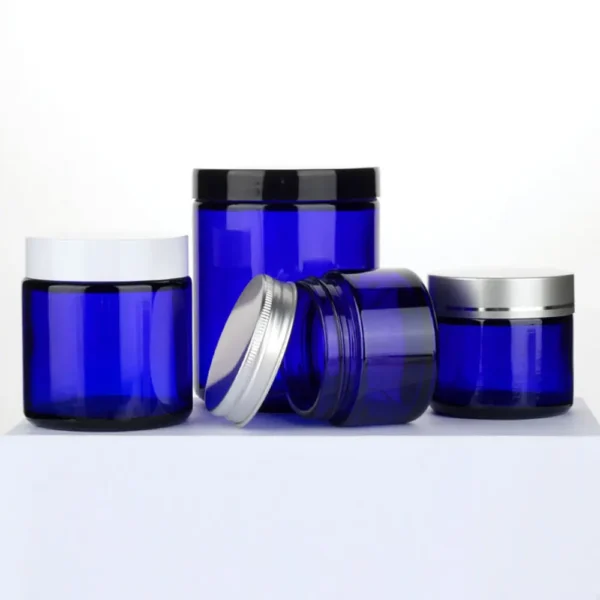 glass cosmetic jars wholesale , skincare jar
