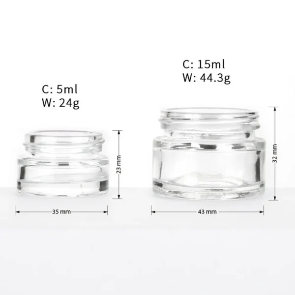 glass cream jars wholesale