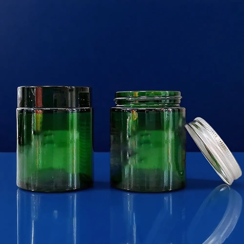 glass lotion jars