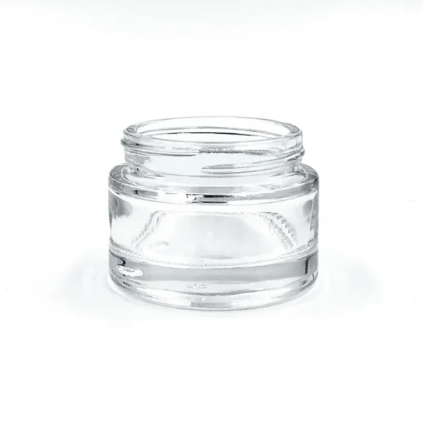 1 oz cosmetic glass jars with lids