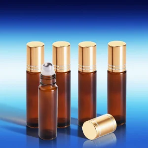 10ml amber glass roller ball bottles