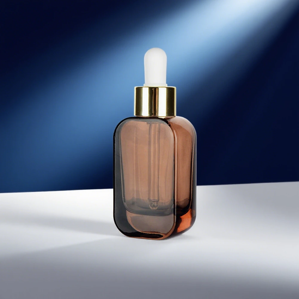 amber bottles with dropper