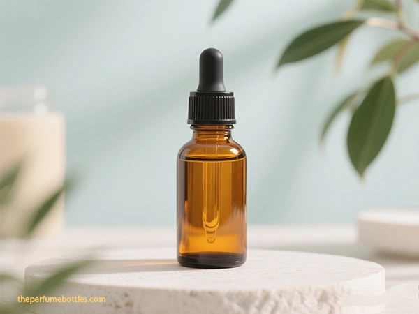 amber bottles with droppers