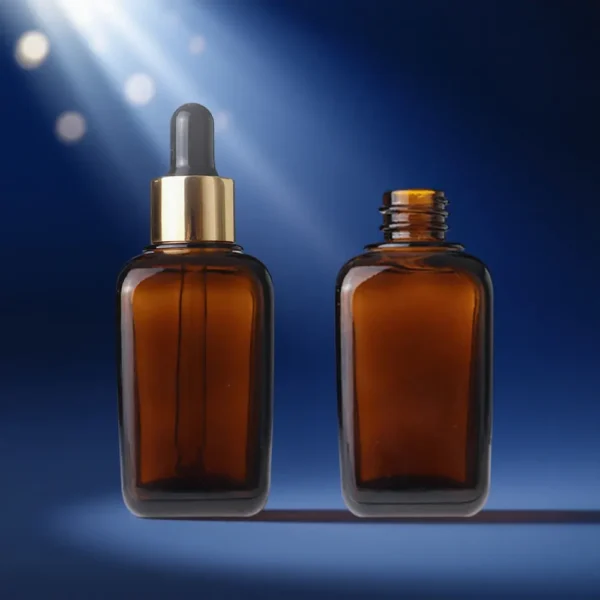 amber glass bottles with dropper