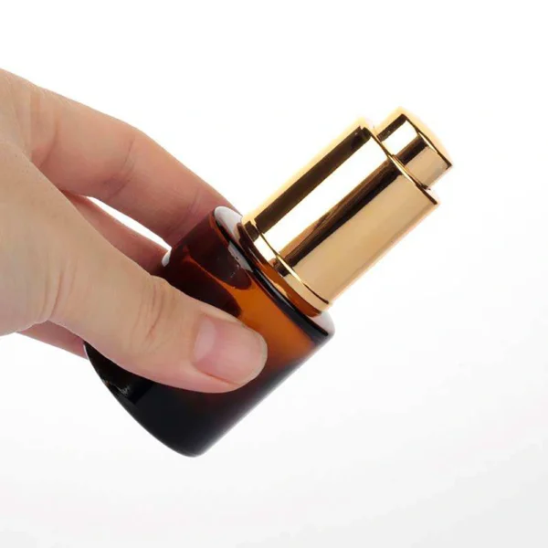 amber glass dropper bottles