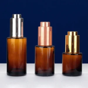 amber glass dropper bottles