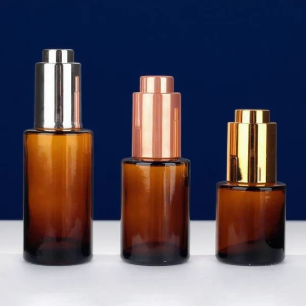 amber glass dropper bottles