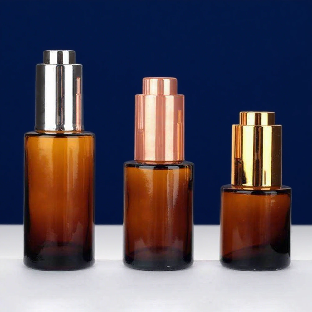 amber glass dropper bottles