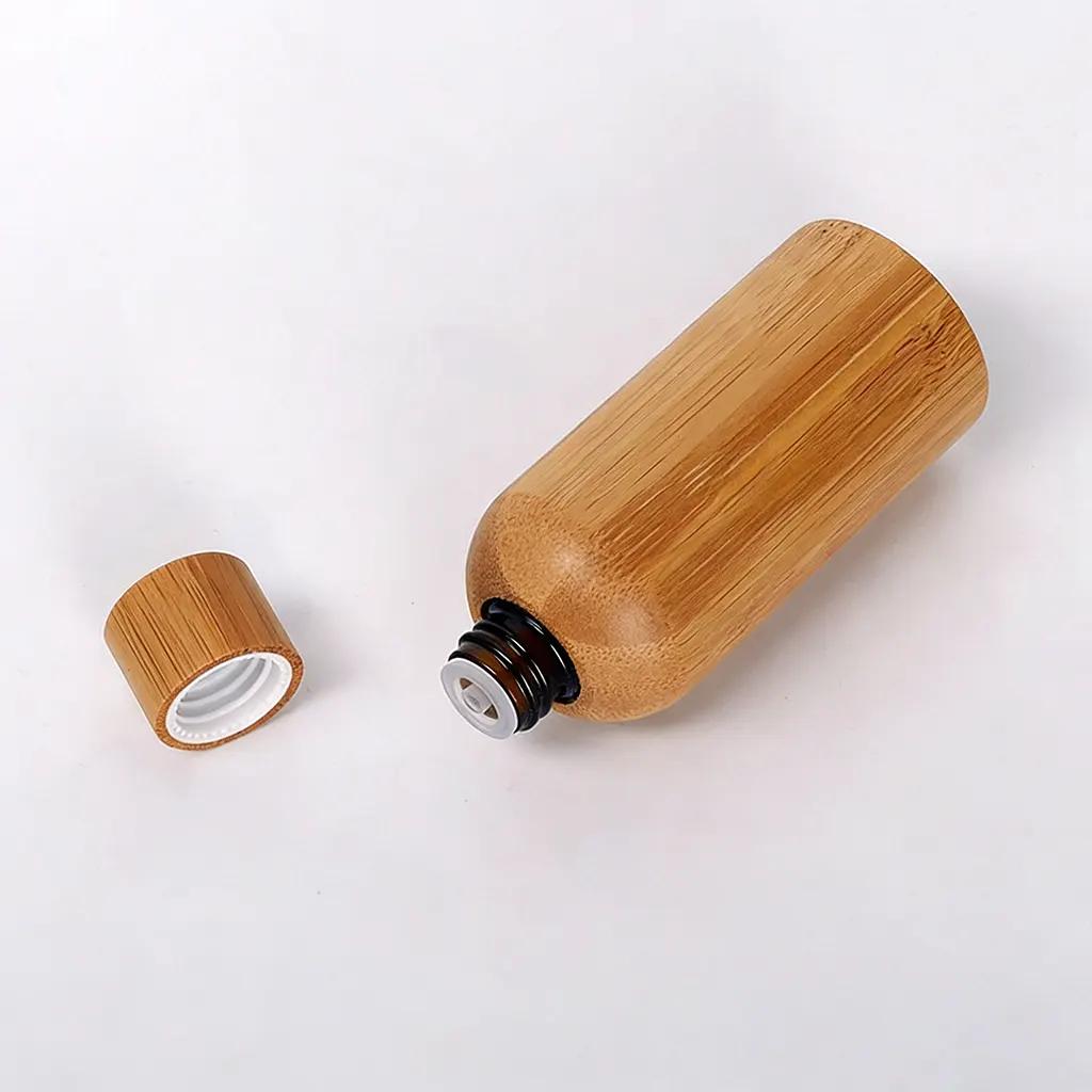 bamboo dropper glass bottles