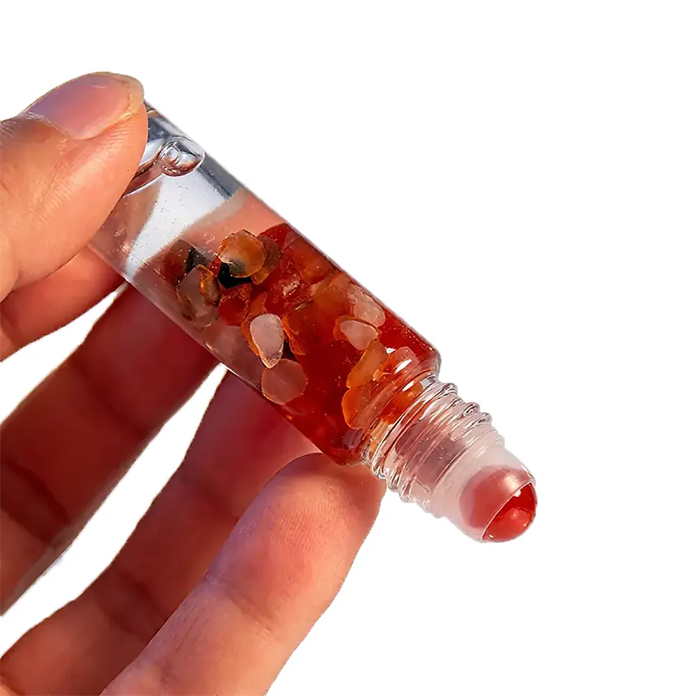 átlátszó üveg görgős palackok