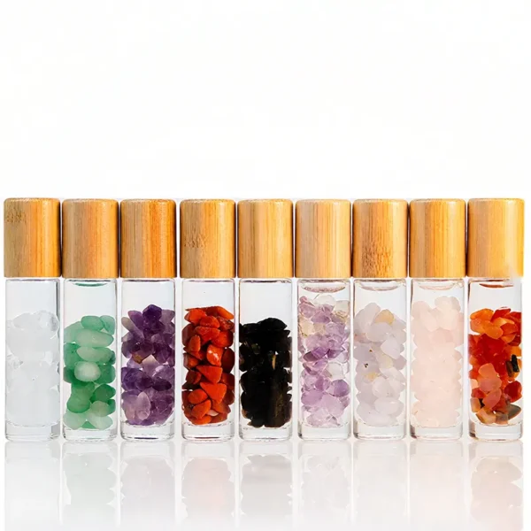glass roll on bottles