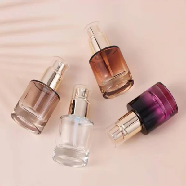 cosmetic bottles glass