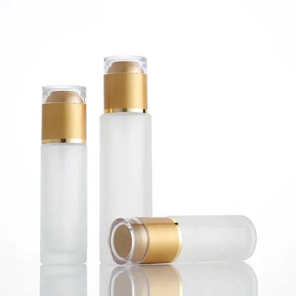 cosmetic glass bottle