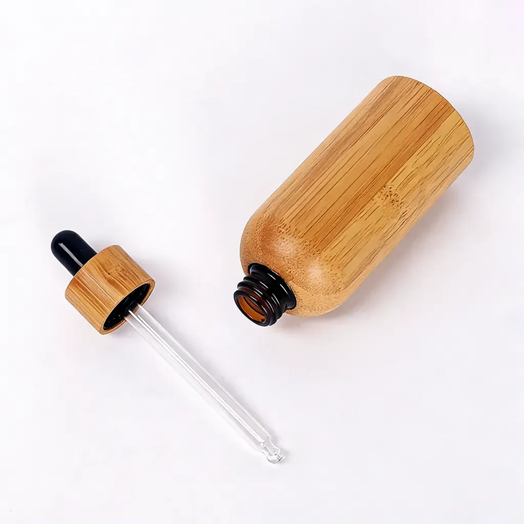 custom bamboo dropper bottles wholesale