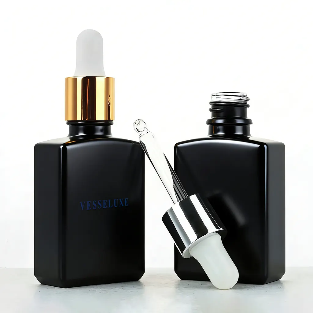 custom glass bottle with dropper