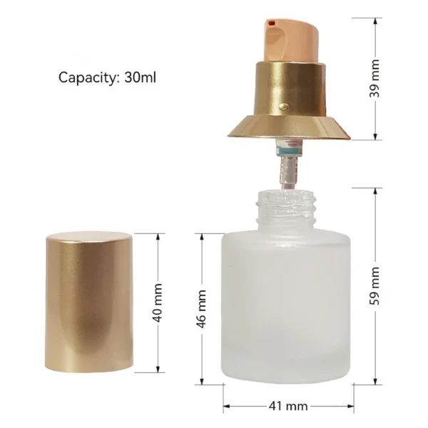 empty lotion with bottle pump