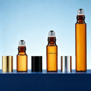 essential oil bottles with roller