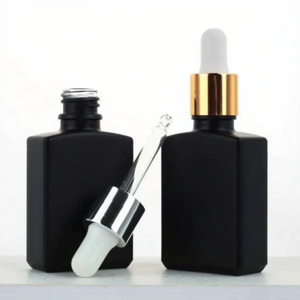 glass bottle with dropper