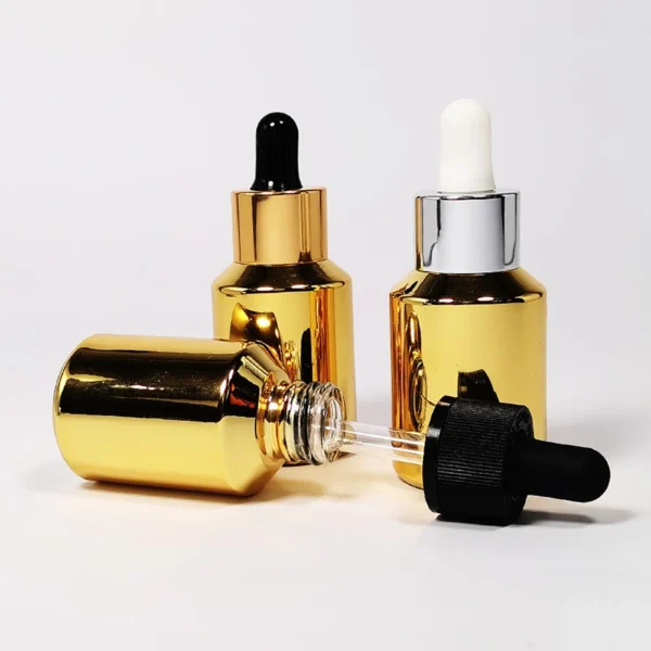 glass bottle with glass dropper