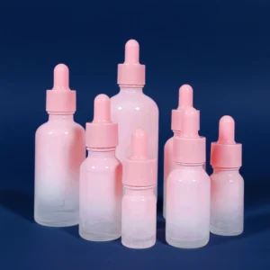 glass bottles with dropper