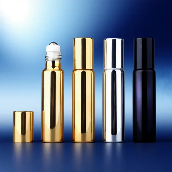 glass bottles with roller ball