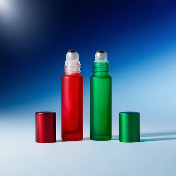 glass roll on bottles