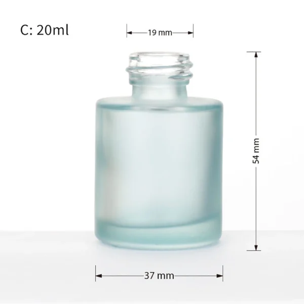 refillable glass pump bottles