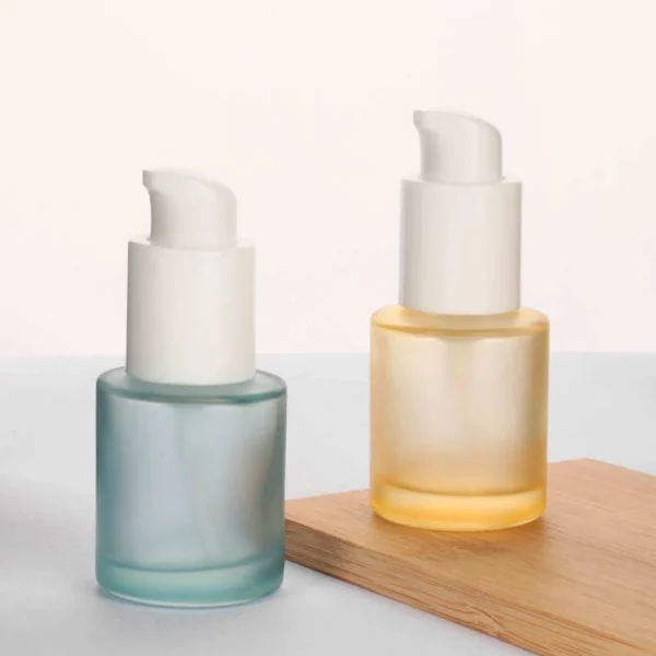 refillable glass pump bottles