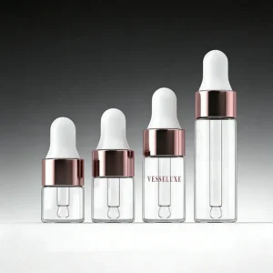 mini butelki z kroplomierzem Vesseluxe