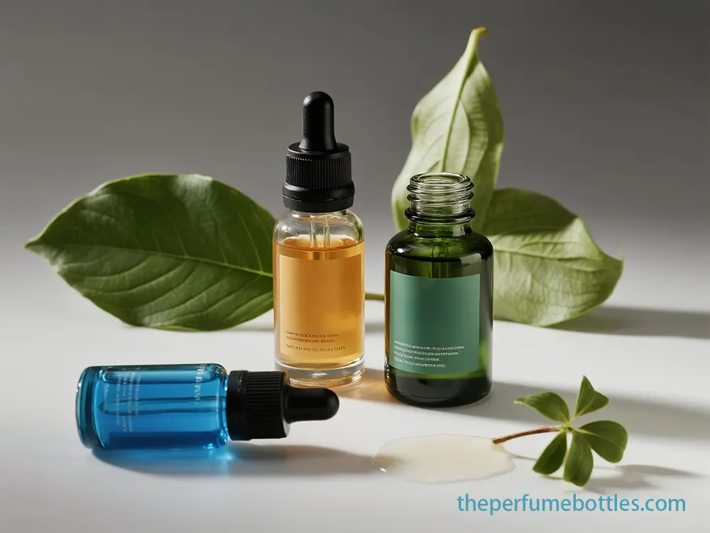 amber bottle with dropper