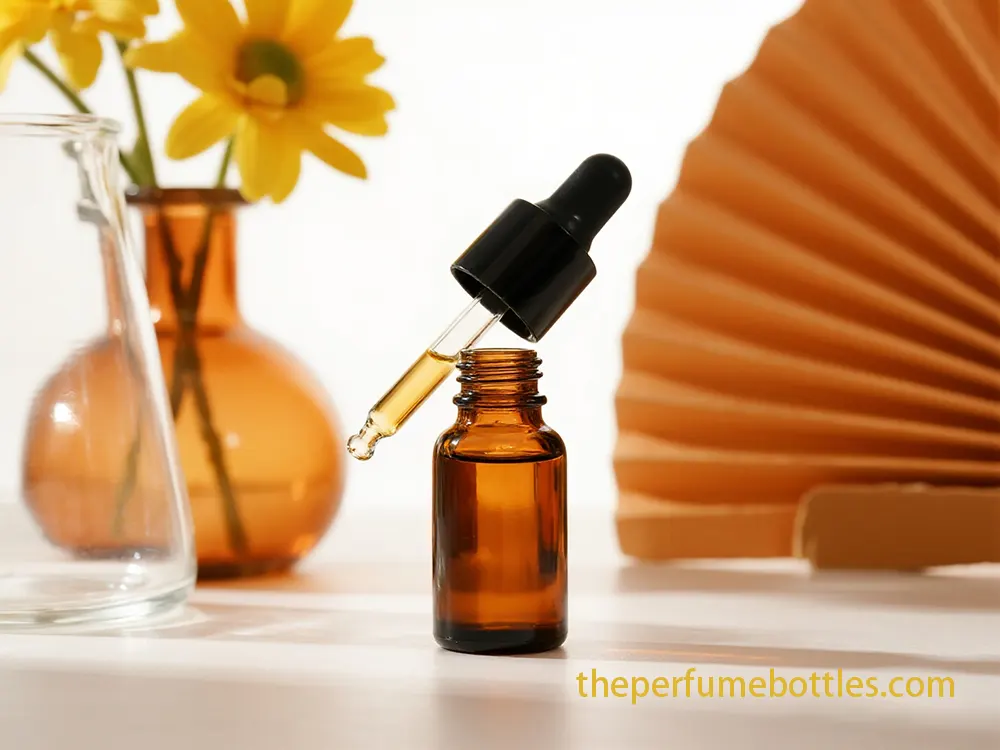 amber dropper bottle