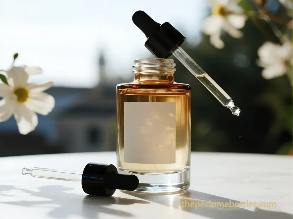 bottle of essential oil
