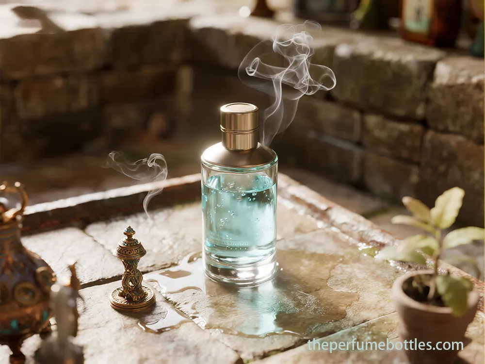 bottle of essential oil