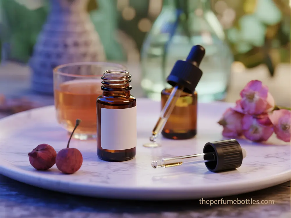 essential oil bottles