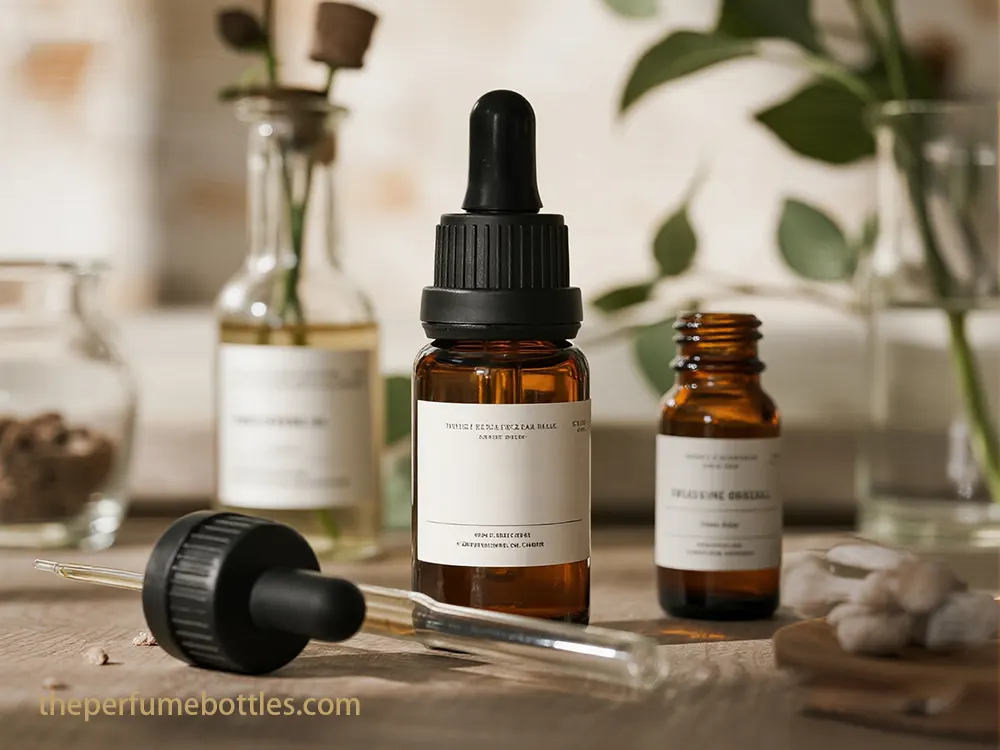 essential oil glass bottles