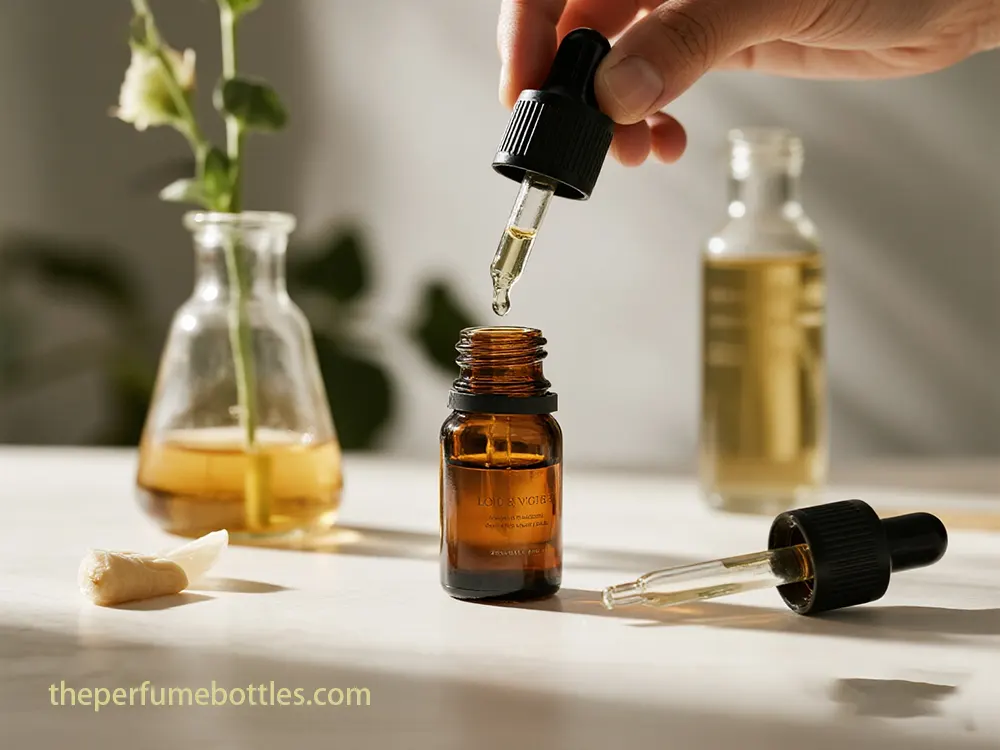 essential oil glass bottles