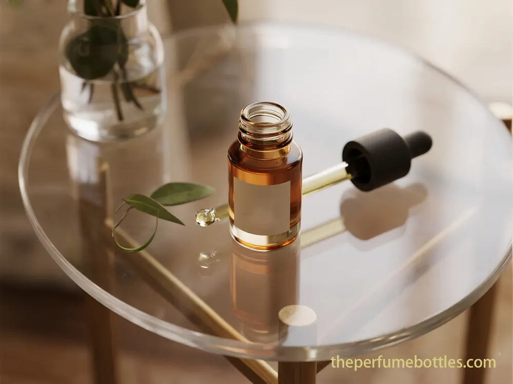 glass bottles for essential oils
