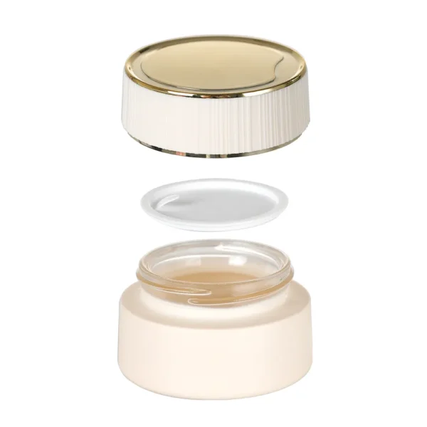 glass cosmetic bottle