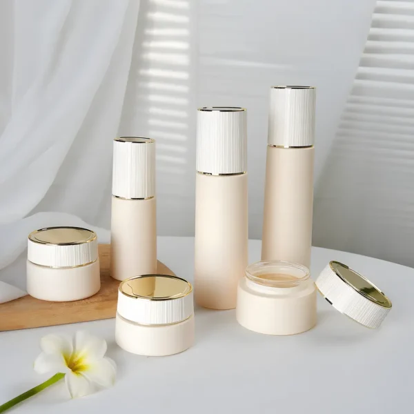 glass cream jar